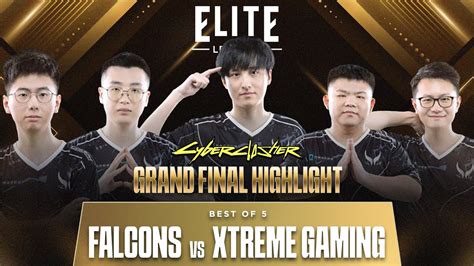 Falcons Vs Xtreme Gaming Elite League Grand Final Youtube