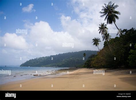 Beach At Air Batang Village Tioman Island Malaysia Stock Photo Alamy