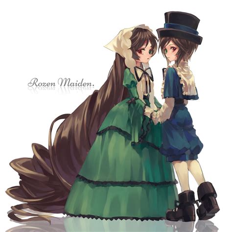 Suiseiseki And Souseiseki Rozen Maiden Drawn By H28 Danbooru