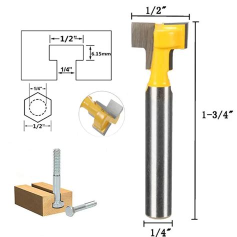 Aliexpress Buy Pc Mm Inch Shank T Slot Cutter Router Bit