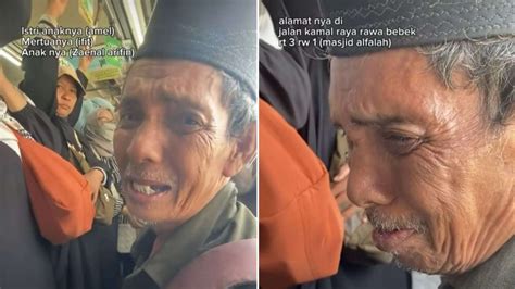 Foto Viral Seorang Bapak Diusir Menantu Saat Berkunjung Ke Rumah