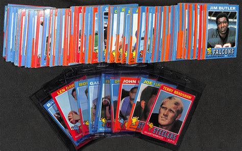 Lot Detail 1971 Topps Football Complete Base Set Card S 1 263