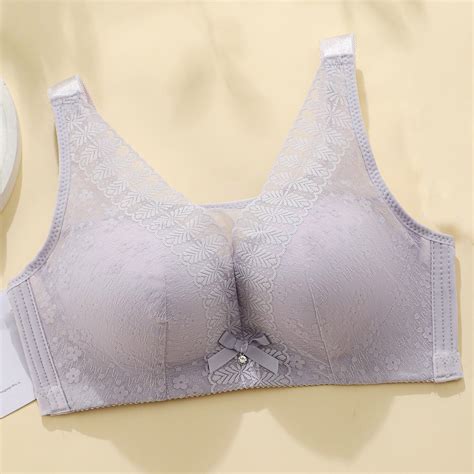 Alllist Lace Lingerie For Women Plus Size Wirefree Bralette Push Up