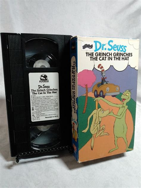 Mavin Dr Seuss The Grinch Grinches The Cat In The Hat Vhs 1989