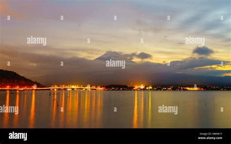 Mount Fuji sunset, Japan Stock Photo - Alamy