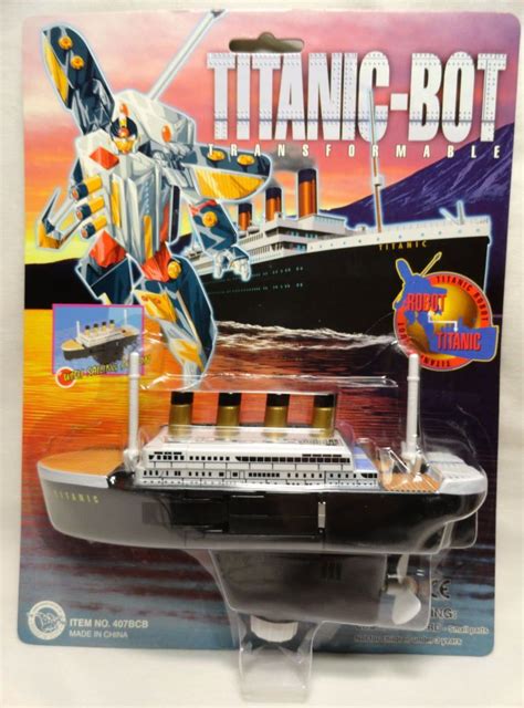 Transformers Titanic Bot Titanicbot Titanic Ship To Robot Wind Up New