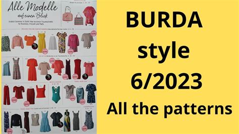 Burdastyle New Burda Style June Full Review Burda Youtube