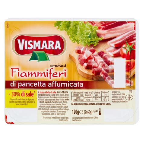 Vismara Fiammiferi Di Pancetta Affumicata 2 X 60 G Everli