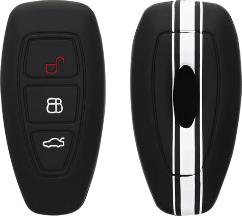 Kwmobile Coque Clé De Voiture Compatible Avec Ford Keyless Go 3 Bouton