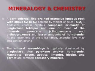 Andesite | PPT