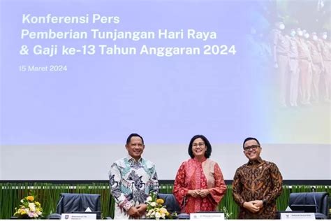 Resmi Dari Sri Mulyani THR ASN Akan Cair Pada Bulan Maret 2024