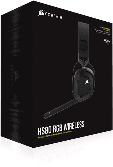 Corsair HS80 RGB Over Ear Gaming Kopfhörer mieten ab 7 90 pro Monat