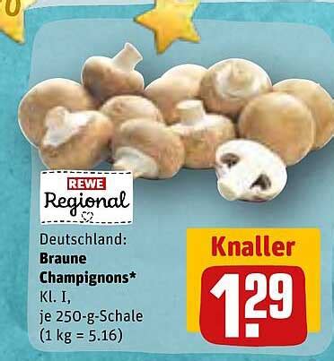 Braune Champignons Angebot Bei REWE 1Prospekte De