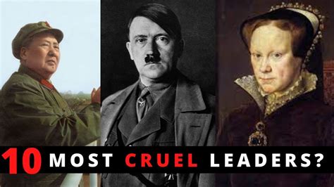 Qual Foi O Governante Mais Cruel Da Humanidade - Top 10 Most Cruel Leaders Throughout History - Cruelest Leaders of All ...