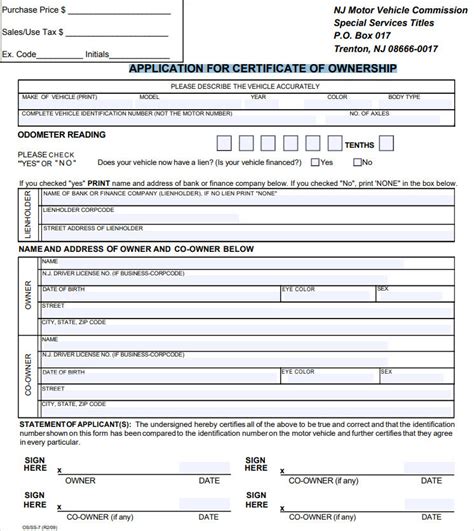 √ Free Printable Certificate Of Ownership Template