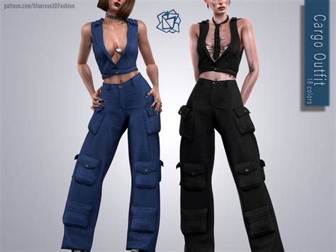 Blue Rose Denim Set New Meshes All Maps All Lods Custom