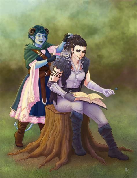 No Spoilers Jester And Yasha Art By Me Danidrawsdragons Rcriticalrole