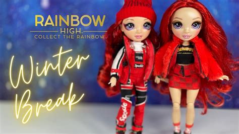 Rainbow High Doll Winter Break Ruby Anderson Collecttherainbow YouTube