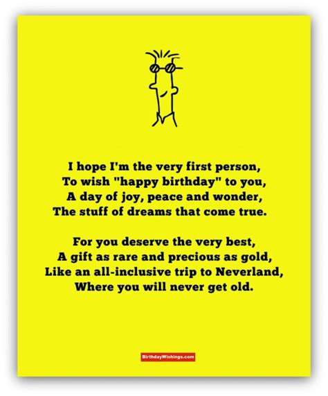 Happy Birthday Poem - BirthdayWishings.com