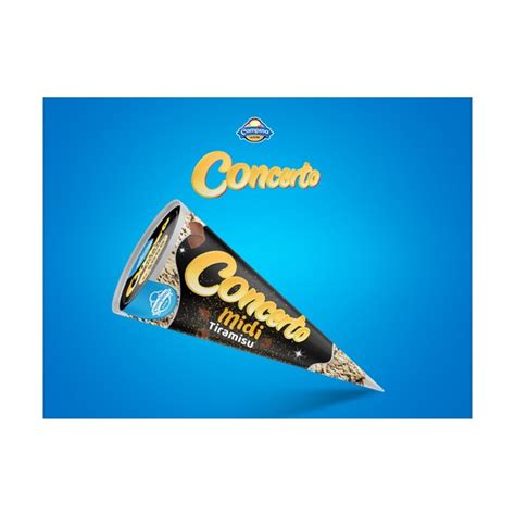 Campina Ice Cone Concerto Midi Tiramisu 80 ML Indonesia Distribution Hub