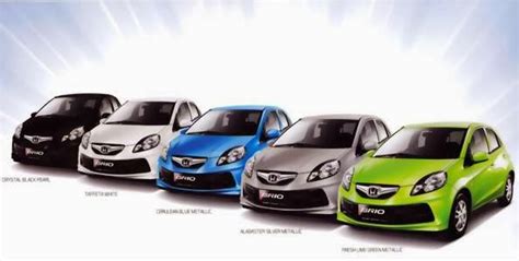 warna warna mobil brio
