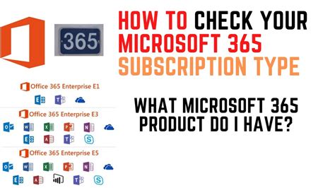 How To Check Your Microsoft 365 Subscription Type What Microsoft 365