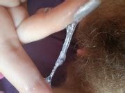 Playing With My Grool After Orgasm Wet Hairy Pussy Sticky Cum Xxx Mobile Porno Videos Movies