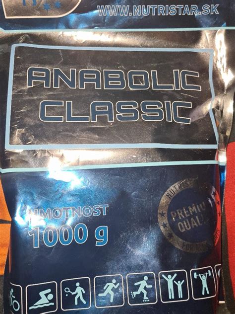 Nutri Star Anabolic Classic kalórie kJ a nutričné hodnoty