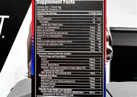 Hydroxycut S Enfinity Fueled Fat Burner Hardcore Ultra Shred