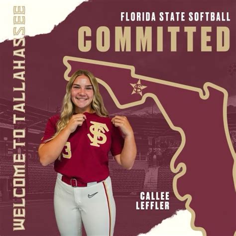Breaking News Line Drive HOT Outfielder Callee Leffler Commits To Florida State Oct