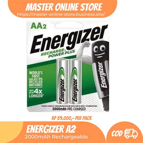 Jual Baterai Batre Battery Batterai AA A2 AAA A3 Energizer Recharge