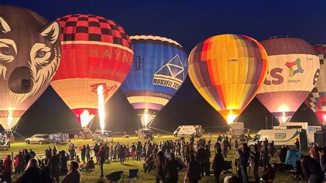 Mj Ballooning Friday Night Glow Midlands Air Festival 2024 Youtube