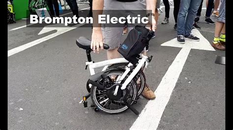 How To Unfold A Brompton Electric Folding Bike Youtube