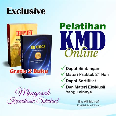 Jual Buku Kekuatan Pikiran Dan Pelatihan Kmd Online Mengasah