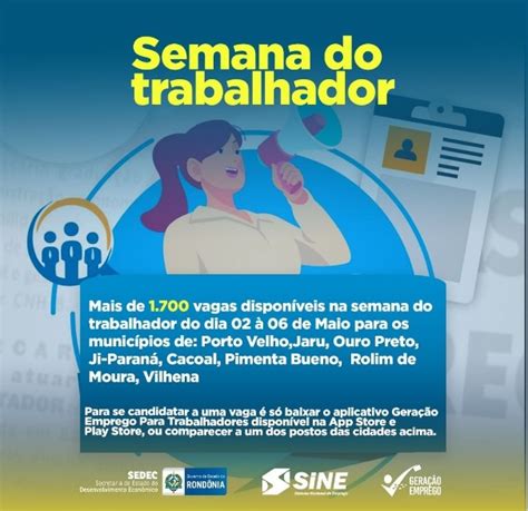 Sine Estadual Inicia Mais Uma Semana Divulgando Vagas De Emprego Na