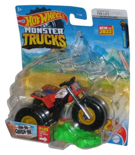 HOT WHEELS MONSTER Trucks 2022 Crash Legends Tri To Crush Me Toy Bike