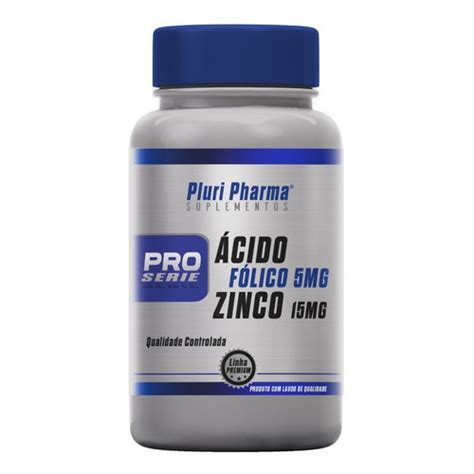 Acido Folico Mg Zinco Mg C Psulas Shopee Brasil