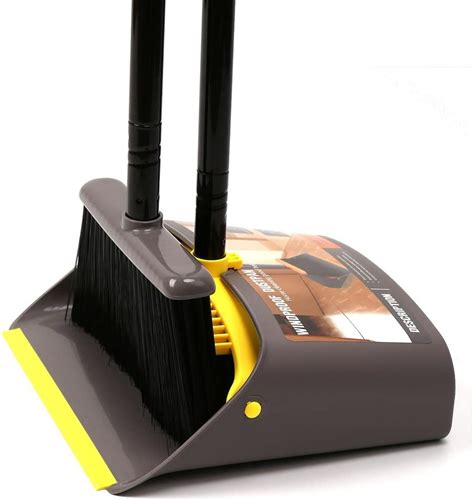 Treelen Broom And Dustpanbroom With Dustpan Combo Setstanding Dustpan