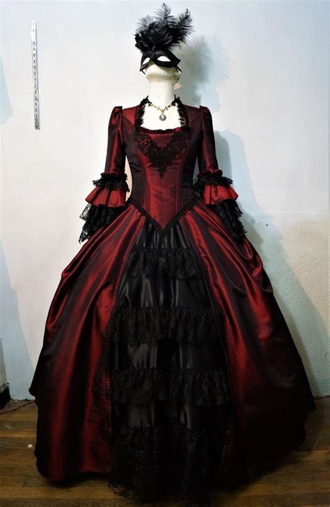 The Masquerade Gothic Victorian Velvet And Lace Vampire