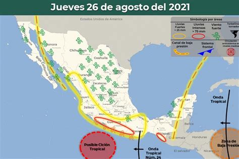 Clima Para Canc N Y El Resto De Quintana Roo Este De Agosto Del