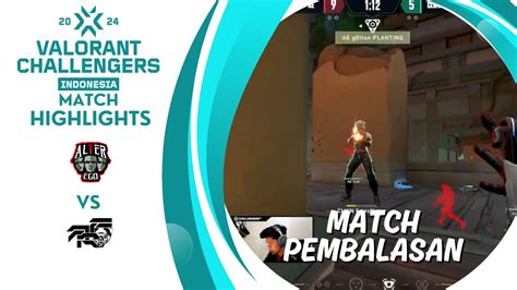 Arf Team Vs Alter Ego Highlights Valorant Challengers Indonesia