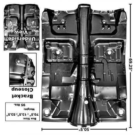 Pontiac Firebird Trans Am Floor Pan With Braces A T