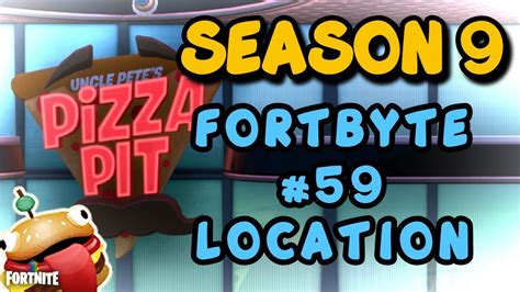 Fortnite Where To Find Fortbyte Using Durr Emoji Inside Pizza Pit