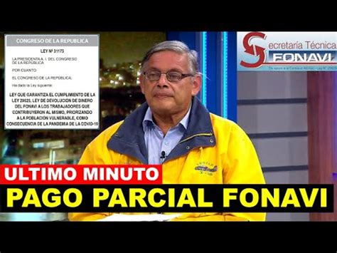 NUEVO COMUNICADO PAGO FONAVI PRESIDENTE LUIS LUZURIAGA EXPLICA COMO