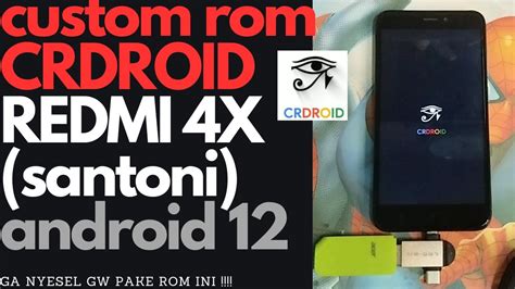 Custom Rom Redmi X Santoni Android Rom Crdroid Youtube