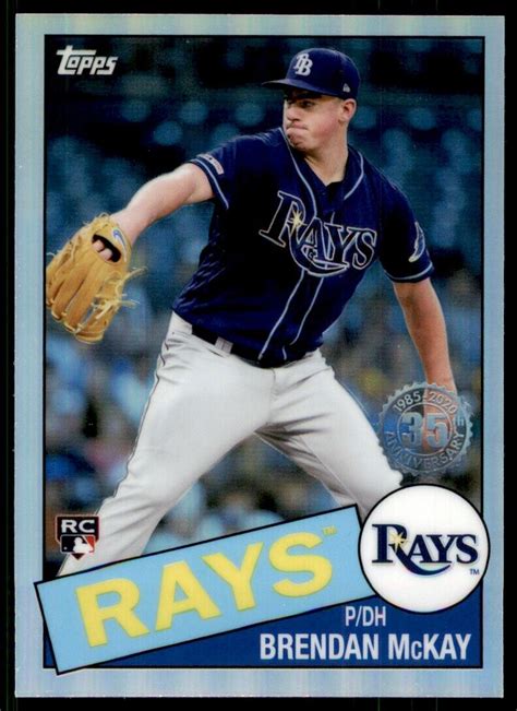 2020 Topps Chrome 1985 Baseball Brendan McKay RC 85TC 13 Refractor EBay