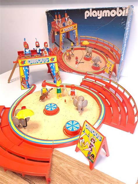 Playmobil Circus Vintage With Box Used Toys Figures