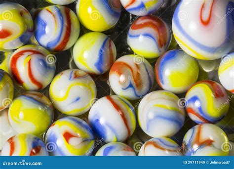 Colorful Swirl Marbles Stock Image Image Of Orange Circle 29711949