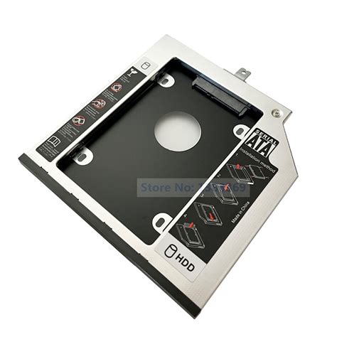 NIGUDEYANG 2nd SATA Hard Drive HDD SSD แคดด Bezel แผงดานหนา