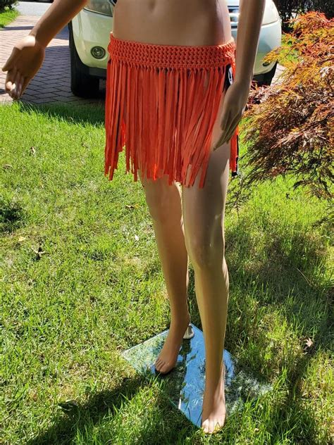 Strand Vertuschen Quaste Minirock Bikini Bottom Cover Up Etsy